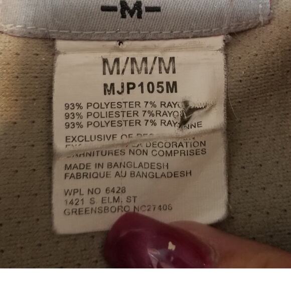 NWOT's-Twenty X Performance Men's Button Up Long Sleeve Gray Plaid Shirt Size M - Picture 9 of 10